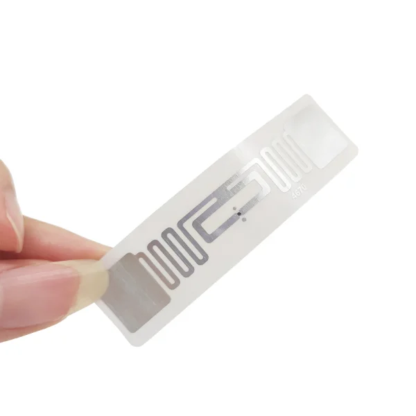 RFID Asset Tags Antenna RFID Asset Tags close-up with etched antenna