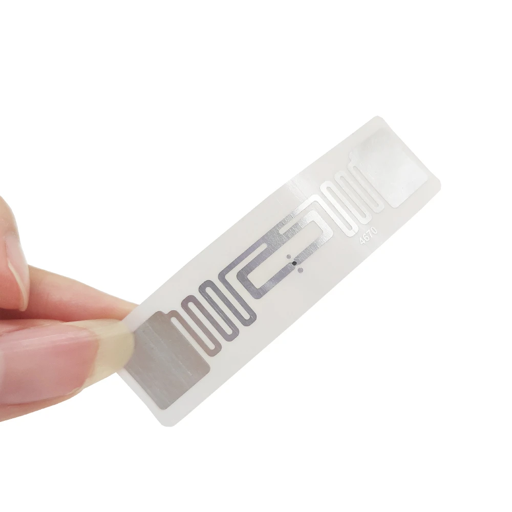 RFID Asset Tags Antenna RFID Asset Tags close-up with etched antenna