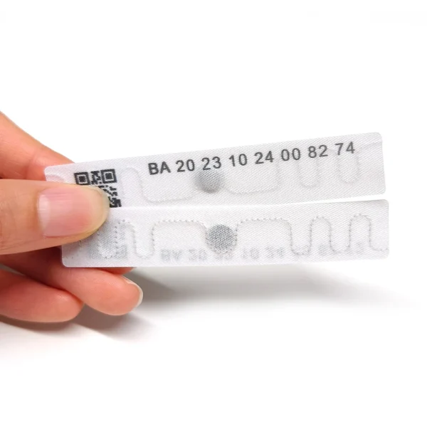 RFID Laundry Tags Rear Rear view of RFID Laundry Tags