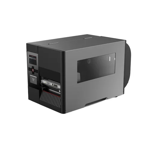 About 8 RFID Printer in operation printing RFID-enabled labels with high resolution by RFID Reader.io