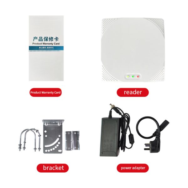 RFID-Reader.io-Long-Range-RFID-Reader-–-Accessories Accessories including power adapter and mounting bracket