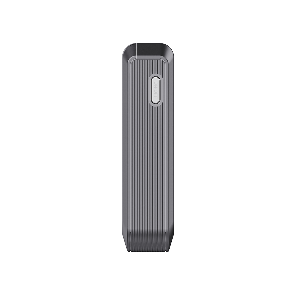 iPhone RFID Reader Right Side View — RFID Reader.io Left side profile of iPhone RFID Reader by RFID Reader.io showing slim ergonomic silhouette