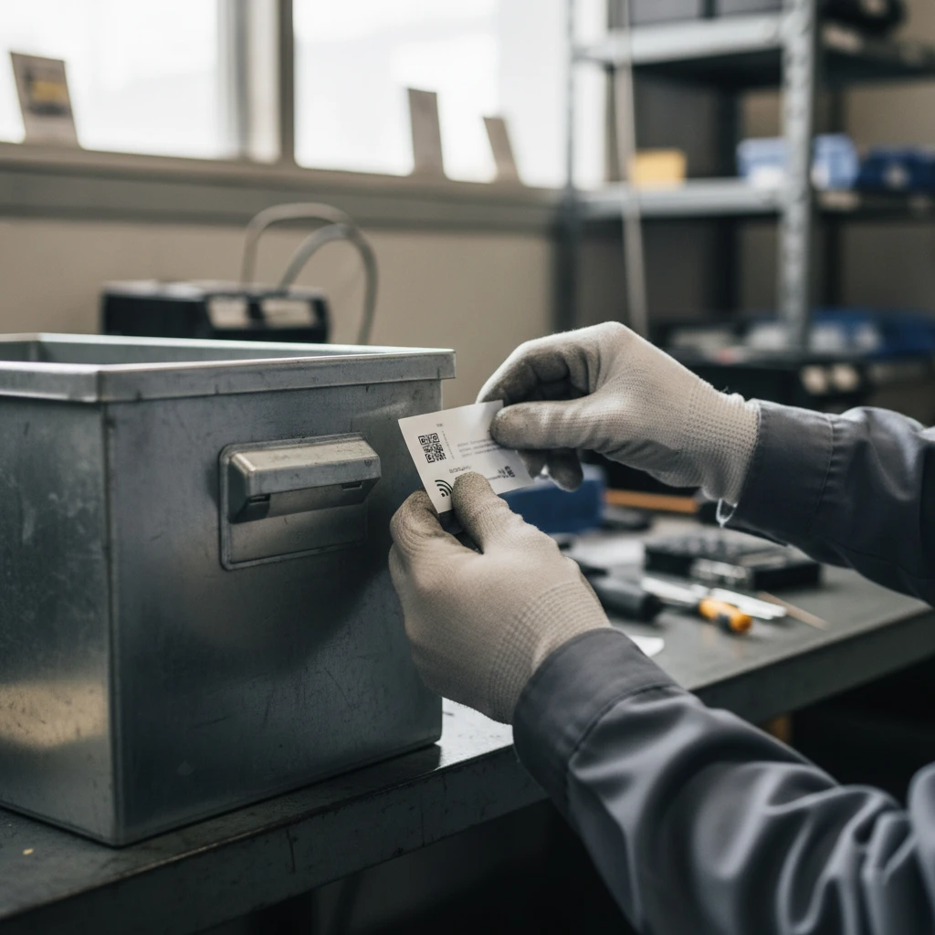 What Are the Main Types of RFID Tags? 2 Applying RFID Tag to Industrial Equipment – RFID Reader.io