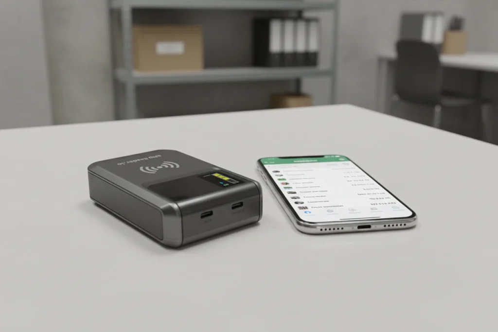 What Is an iPhone RFID Reader and How Does It Work? 1 RFID Reader.io iPhone RFID Reader used with inventory app